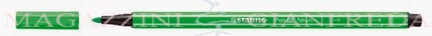 STABILO Pen 68 - pennarello punta media verde fluorescente